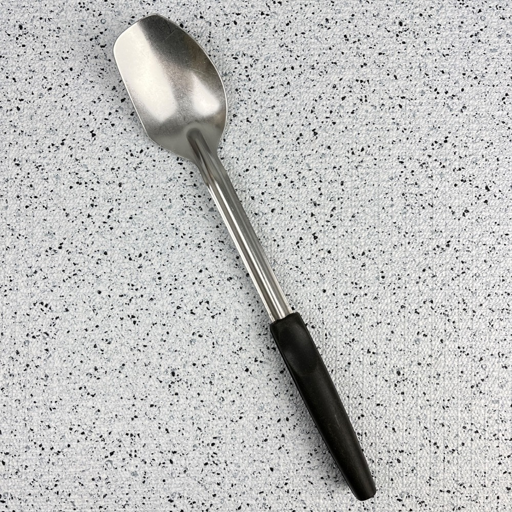 Vintage Bloomfield Industries‎ Stainless Serving Spoon Black Handle Kitchen